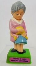 Figurine Grandma You&#39;re a Very Special Berries Plastic Hong Kong 1970s Vintage  - £12.07 GBP