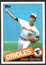 Baltimore Orioles Denny Martinez 1985 Topps Baseball Card #199 nr mt    - £0.39 GBP