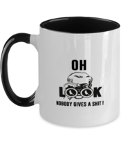 Funny Mugs Oh Look Nobody Gives A Shit Black-2T-Mug  - £15.94 GBP