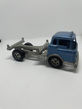 Hubley #1490 vintage Log Truck  Rolls Great And Bed Is Nice BLUE - $26.84