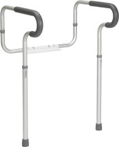 Drive Medical Rtl12000 Bathroom Grab Bar For Toilets, White - $57.99