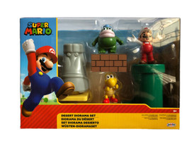 Super Mario World Nintendo &#39;desert Diorama&#39; 5 Piece Set Toys Turtle Figures Game - £14.06 GBP