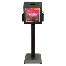 Floor-Standing Offering Boxes with Lock and 2 Keys , Suggestion Box with... - $128.99