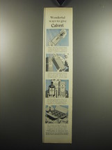 1957 Calvert Reserve Whiskey Ad - Wonderful ways to give Calvert - £14.50 GBP