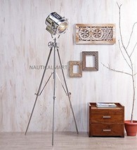 NAUTICALMART BEAUTIFUL SILVER FINISH METAL TRIPOD FLOOR LAMP - £191.95 GBP