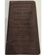 Saddler&#39;s Railroad Time Book for Engineers &amp; Firemen Eastern Rate Area #7 - $205.77 MXN
