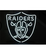 Oakland Raiders NFL Football Beer Bar Neon Light Sign 16&quot;x 13&quot; [High Qua... - £111.37 GBP