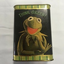 Vintage Hallmark Disney Tin Bank - Muppets KERMIT the FROG  - Think Green! - £16.22 GBP