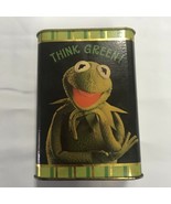 Vintage Hallmark Disney Tin Bank - Muppets KERMIT the FROG  - Think Green! - £15.80 GBP