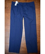 Lacoste Men&#39;s Regular Fit Dark Blue Cotton Chino Pants Big &amp; Tall W40 L3... - $52.62 CAD