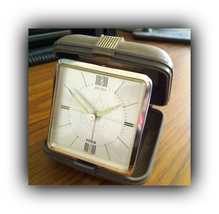 Seiko Travel Alarm Clock &#39;1966 Asian Games&#39; [Vintage Sports Memorabilia] - £51.72 GBP