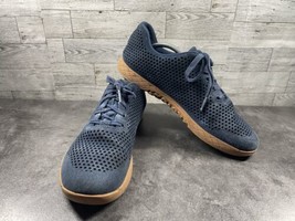 Nobull Sneakers Men 11.5M Running Shoes Blue Perforated Suede Trainers Comfort - $44.37