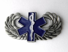 Emergency Medical Air Technician Emt Wings Airborne Medic Lapel Pin 1.5 Inches - £4.98 GBP