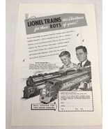 Lionel Train Set For Christmas Vtg 1949 Print Ad Art - £7.73 GBP