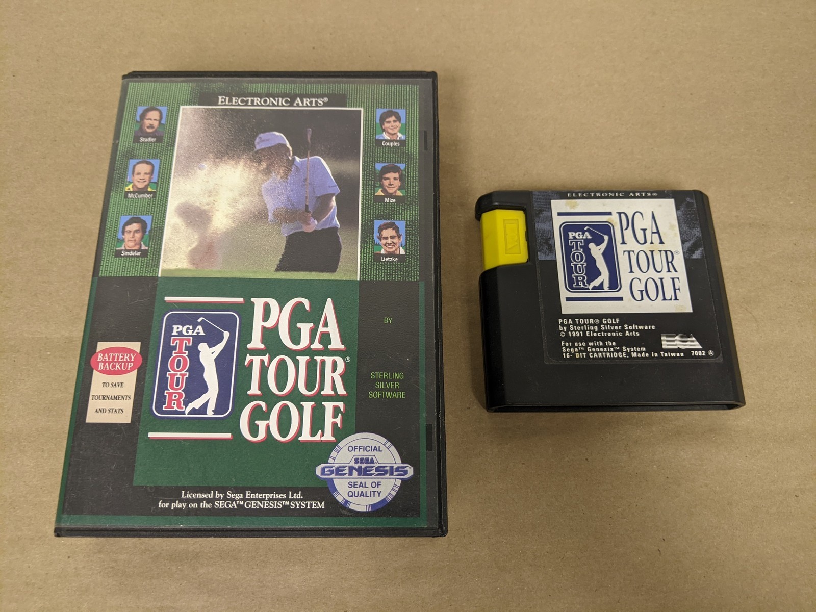 PGA Tour Golf Sega Genesis Cartridge and Case - $6.19