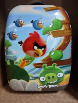 Angry Birds Hard Shell Carry On Luggage 2 Wheel  Rolling Official Licens... - $29.95