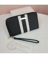 Adrienne Vittadini Studio Wallet Black and white 14 credit card slots/FR... - $551.17 MXN