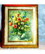 Vintage~Handcrafted PAINTING~ Made in Italy By Artist~R. Shiela - £38.06 GBP