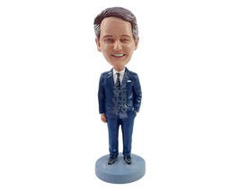 Custom Bobblehead Good looking lawyer wth one hand inside pants pocket  - Career - £71.14 GBP