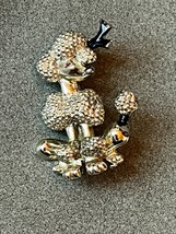 Vintage Small Goldtone Poodle Puppy Dog Lapel or Hat Pin – 1.25 x 7/8th’s inches - £9.02 GBP