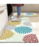 anti Fatigue Kitchen Rug Sets 2 Piece Non Slip Kitchen Mats for Floor Cu... - $34.41