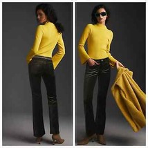 New Anthropologie Pilcro Demilune Mid-Rise Bootcut Velvet Jeans $148 33P Gray  - £56.28 GBP