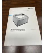 Vintage HP Hewlett Packard OEM Laserjet 5 Printer User&#39;s Manual - $25.23 CAD