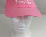 DeLuca Toyota Women&#39;s Embroidered Adjustable Visor Cap Hat - £9.26 GBP