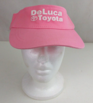 DeLuca Toyota Women&#39;s Embroidered Adjustable Visor Cap Hat - £9.27 GBP