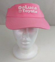 DeLuca Toyota Women&#39;s Embroidered Adjustable Visor Cap Hat - $11.63