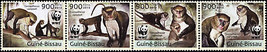 Guinea-Bissau. 2013. Campbell&#39;s Monkey (MNH OG) Block of 4 stamps - £17.01 GBP