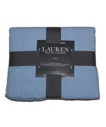 Ralph Lauren Greyish Blue ASHER Quilted Squares 26&quot; x 26&quot; EURO Sham NIP $80 - $32.99