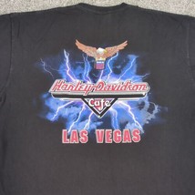 Harley Davidson Shirt Men XL Black Graphic Las Vegas Cafe - £11.79 GBP