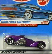 Hot Wheels Mattel 1999 First Editions 1:64 Scale Purple Screamin Hauler 15/26 Di - £5.93 GBP