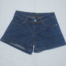 Southpole Womans Juniors Medium Wash Stretch Denim Blue Jean Shorts Size 3 - £10.26 GBP