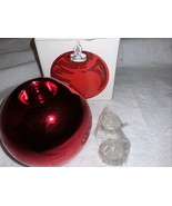 Dept 56 Red Mercury Glass Christmas Ornament Votive Candle Holder (NIB) - $25.77 CAD
