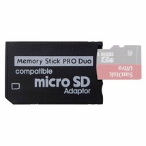 Psp Memory Stick Adapter, Micro Sd To Memory Stick Pro Duo Magicgate Car... - £10.16 GBP