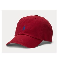 Polo Ralph Lauren Ball Cap Embroidered Pony Logo Six Panel Adjustable Hat Red - $36.90