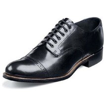 Stacy Adams Madison Men's Shoes Biscuit lace up Soft Leather Black 00012 image 2