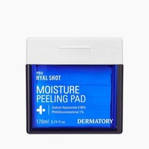 [DERMATORY] Pro Hyal Shot Moisture Peeling Pad 170ml (60 Sheets) Korea Cosmetic - £23.52 GBP