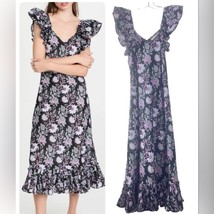 NWOT Mille Resort &amp; Travel Klara Dress 100% Cotton Floral Dress Size Medium - £122.66 GBP