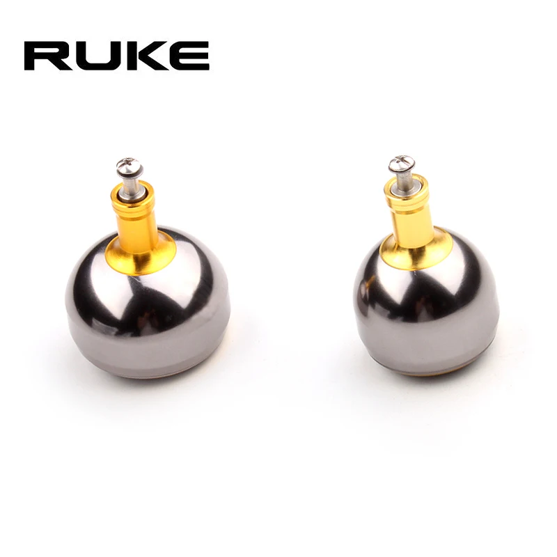 Ruke fishing reel handle knob for spinning wheel type32 mm 38 mm alloy knob with shaft thumb200