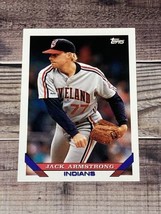 1993 Topps #434 Jack Armstrong Cleveland Indians - £1.17 GBP