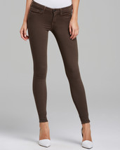 New NWT $185 Womens Designer Vince Dark Brown Riley Legging 25 Hunter Jeans USA - £148.71 GBP