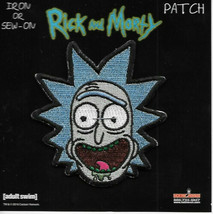 Rick and Morty Animated TV Series Rick Screaming Embroidered Patch NEW UNUSED - £6.12 GBP
