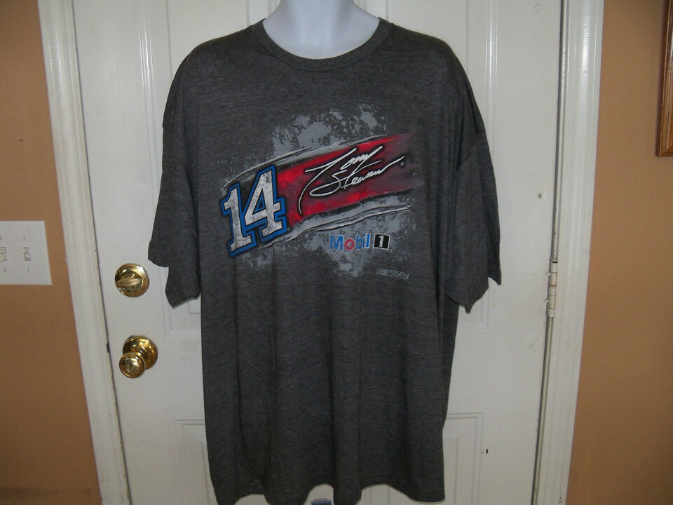 Nascar Tony Stewart #14 Gray Tshirt Size XL  NEW LAST ONE HTF - $24.00