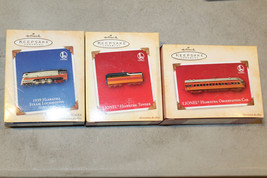 Hallmark Lionel 1939 Hiawatha Steam Locomotive, Tender &amp; Observation Car 2004 - £23.74 GBP