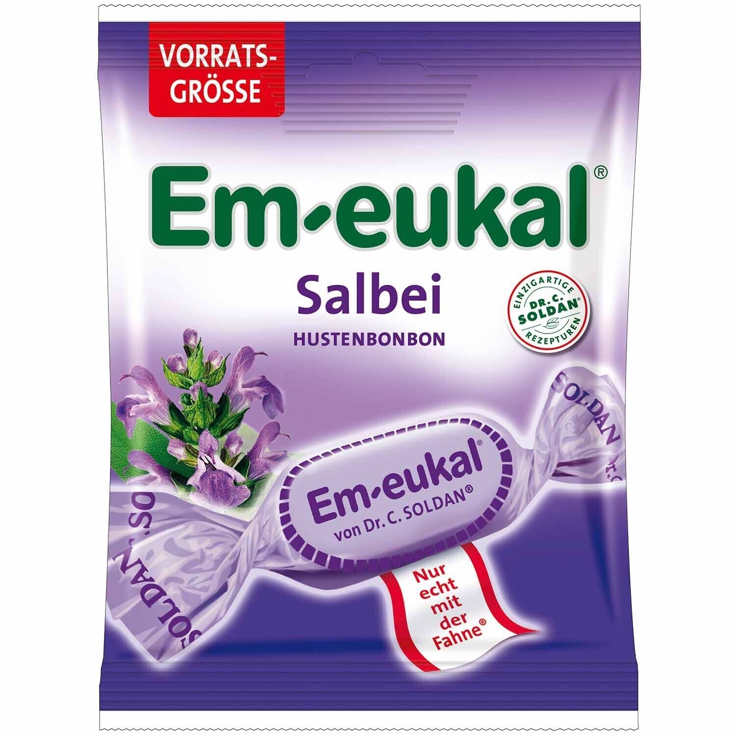 Dr.C.Soldan Em-Eukal throat lozenges: SAGE -150g-FREE SHIPPING - $11.87