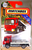 2018 Matchbox 95/100 MBX Service 3/20 MBX FLATBED KING Red-Gray w/Chrome 6 Spoke - £7.66 GBP