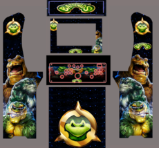 AtGames Legends Ultimate Battletoads Arcade Cabinet vinyl Art graphics side art - $2,163.98 MXN - $2,293.72 MXN